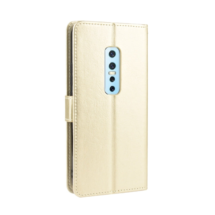 For Vivo V17 Pro Retro Crazy Horse Texture Horizontal Flip Leather Case , with Holder & Card Slots & Photo Frame