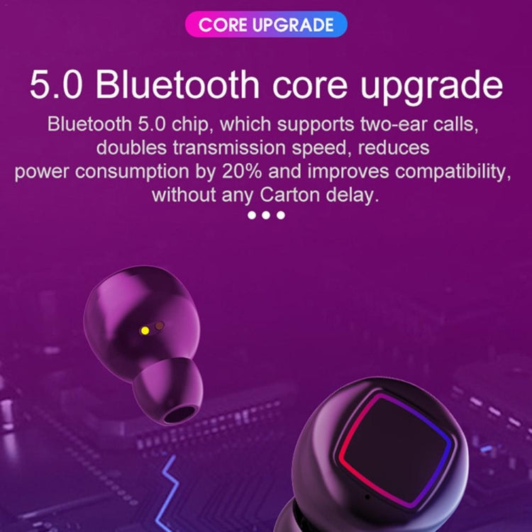 HMB-11 TWS Fingerprint Touch Control Charging Compartment LED Power Display Wireless Bluetooth5.0 Headset 8D Hifi Stereo Sports Waterproof Headset