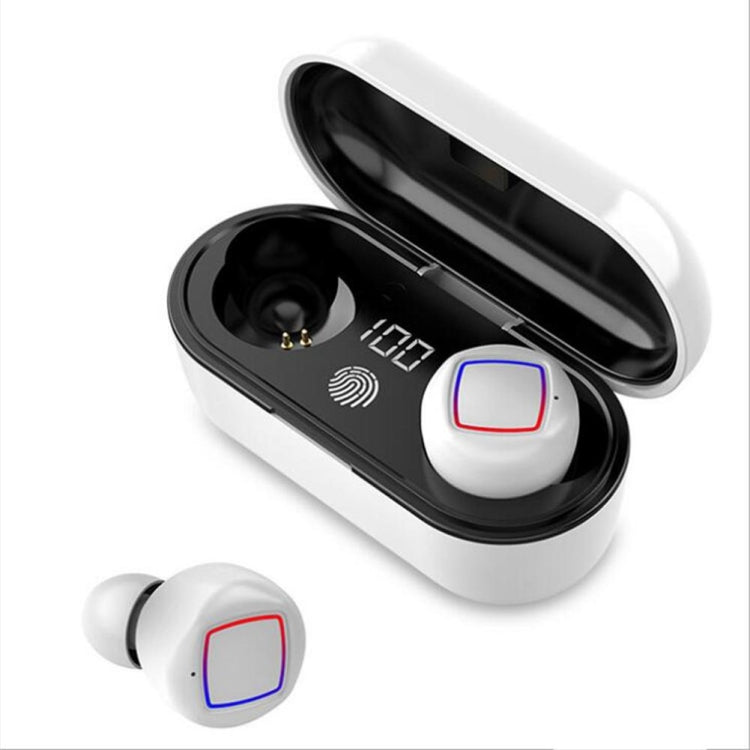HMB-11 TWS Fingerprint Touch Control Charging Compartment LED Power Display Wireless Bluetooth5.0 Headset 8D Hifi Stereo Sports Waterproof Headset