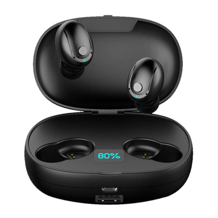T5S TWS Bluetooth5.0 Earphone Large Capacity Power Bank Smart LED Display Binaural Wireless Hi-fi Headset