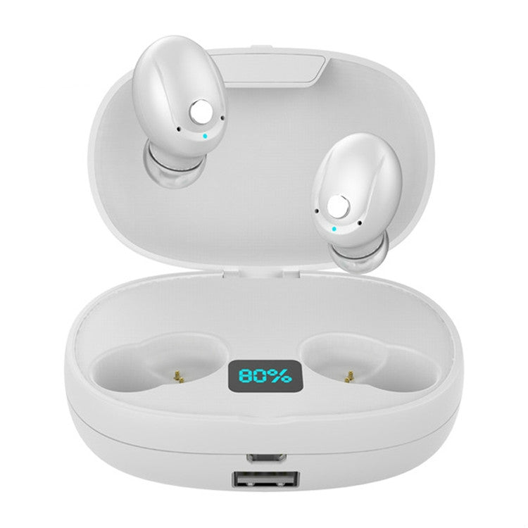 T5S TWS Bluetooth5.0 Earphone Large Capacity Power Bank Smart LED Display Binaural Wireless Hi-fi Headset