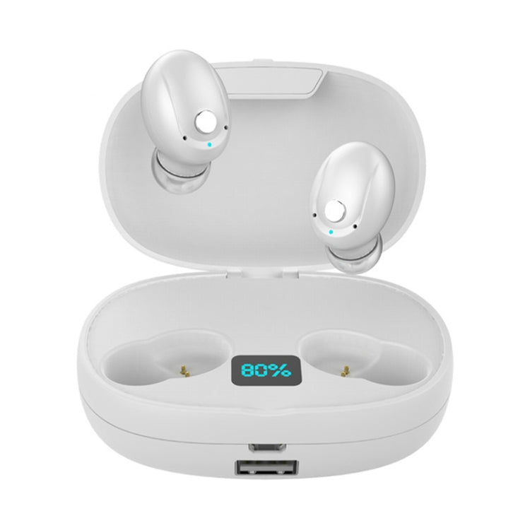 T5S TWS Bluetooth5.0 Earphone Large Capacity Power Bank Smart LED Display Binaural Wireless Hi-fi Headset