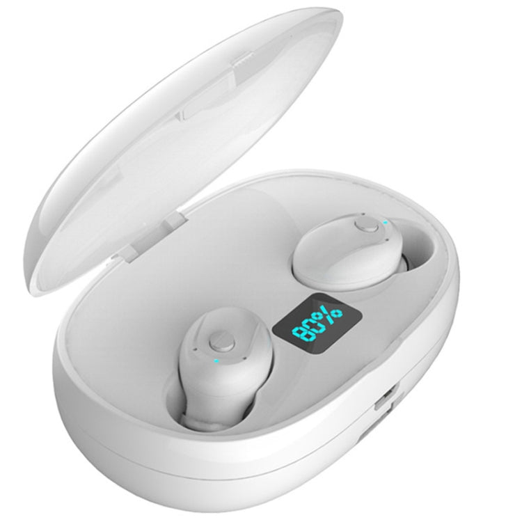 T5S TWS Bluetooth5.0 Earphone Large Capacity Power Bank Smart LED Display Binaural Wireless Hi-fi Headset