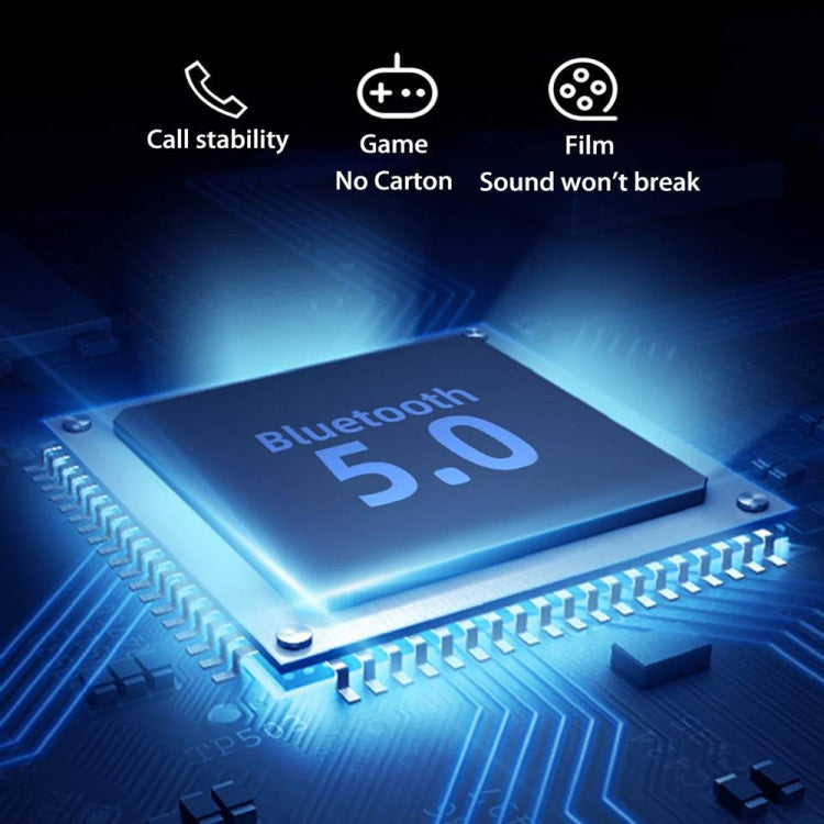 T5S TWS Bluetooth5.0 Earphone Large Capacity Power Bank Smart LED Display Binaural Wireless Hi-fi Headset