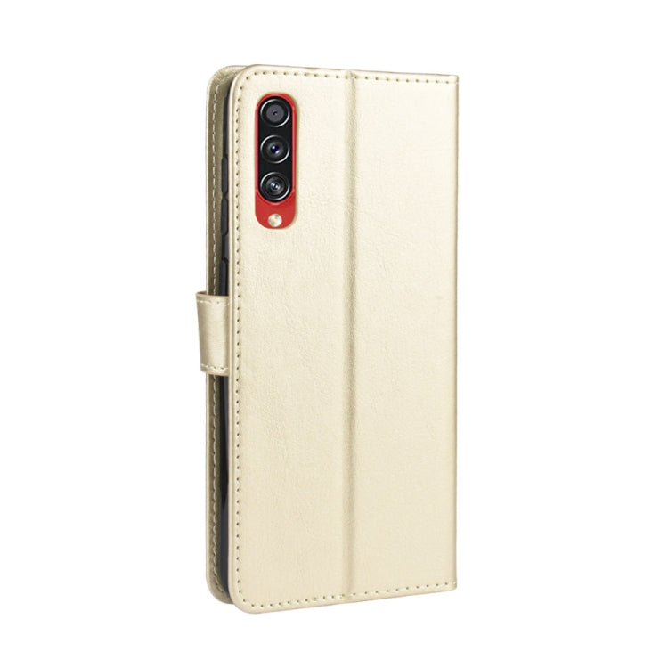 For Galaxy A90 5G  Retro Crazy Horse Texture Horizontal Flip Leather Case with Holder & Card Slots & Photo Frame