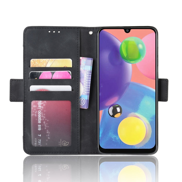 For Galaxy A90 5G Wallet Style Skin Feel Calf Pattern Leather Case with Separate Card Slot