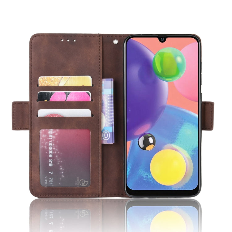 For Galaxy A90 5G Wallet Style Skin Feel Calf Pattern Leather Case with Separate Card Slot