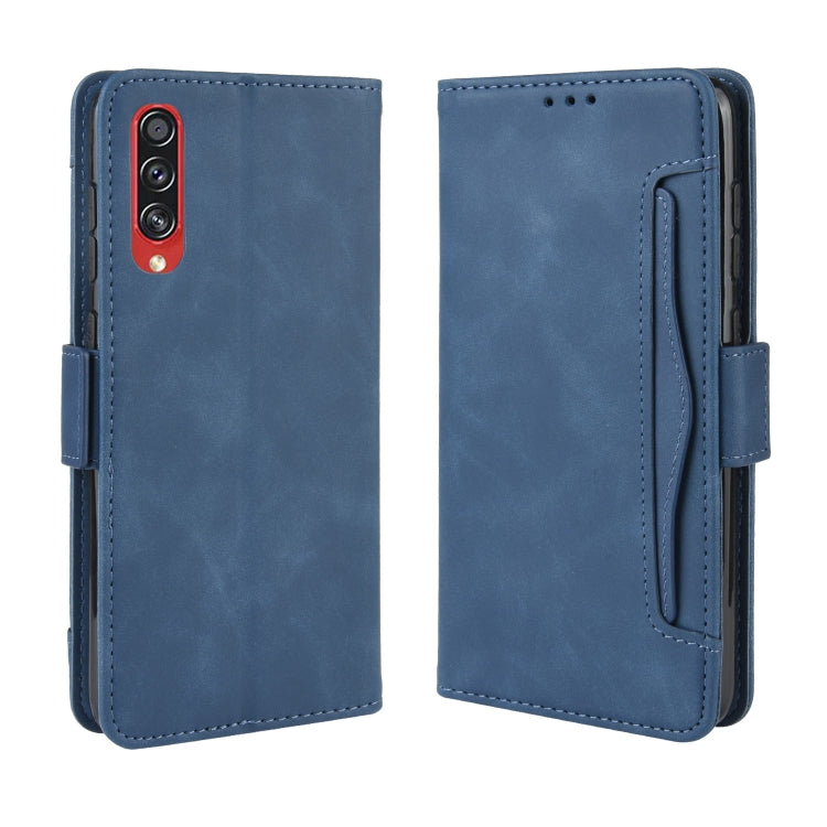 For Galaxy A90 5G Wallet Style Skin Feel Calf Pattern Leather Case with Separate Card Slot