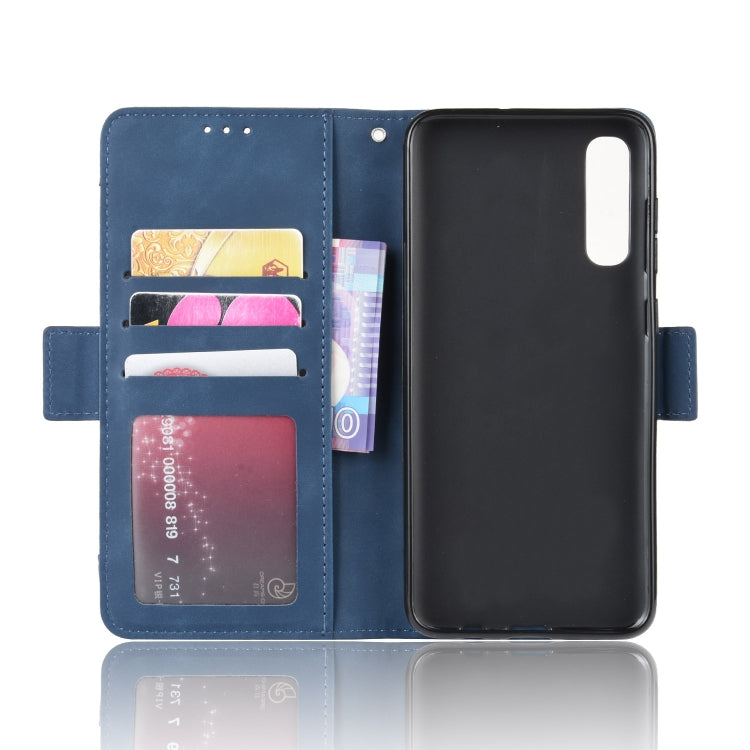 For Galaxy A90 5G Wallet Style Skin Feel Calf Pattern Leather Case with Separate Card Slot