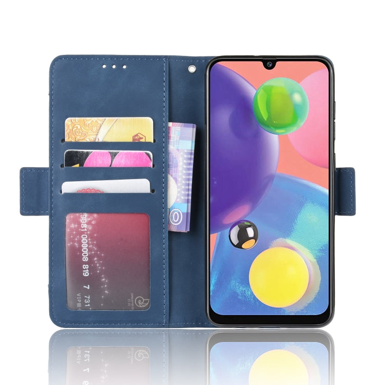 For Galaxy A90 5G Wallet Style Skin Feel Calf Pattern Leather Case with Separate Card Slot