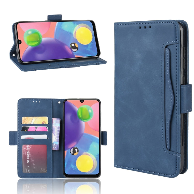 For Galaxy A90 5G Wallet Style Skin Feel Calf Pattern Leather Case with Separate Card Slot