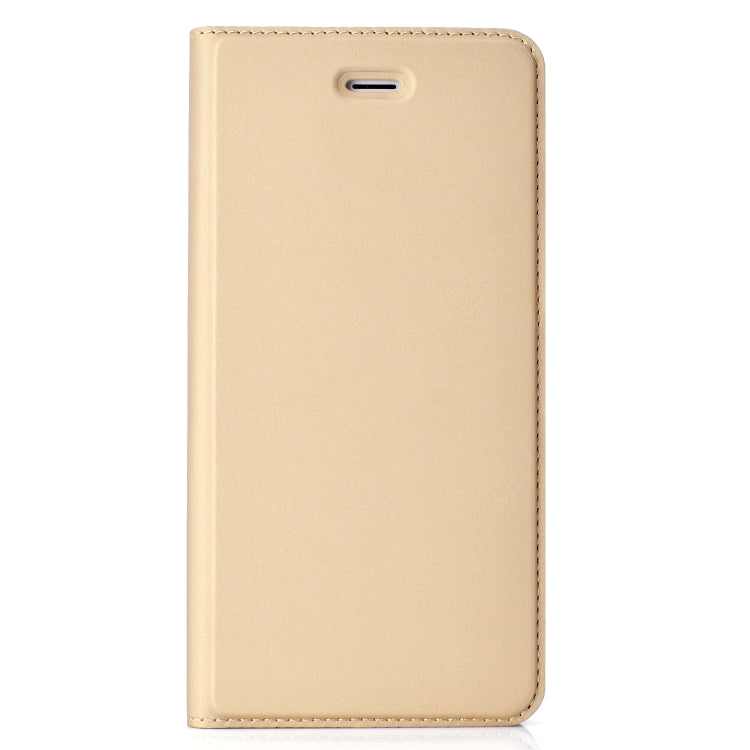 For Galaxy A40 Ultra-thin Voltage Plain Magnetic Suction Magnetic Suction Card TPU+PU Case with Card Slot & Holder