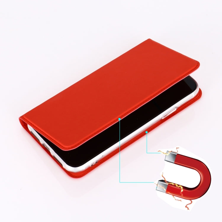 For iPhone 11 Pro Max Ultra-thin Voltage Plain Magnetic Suction Card TPU+PU Mobile Phone Jacket with Chuck and Bracket