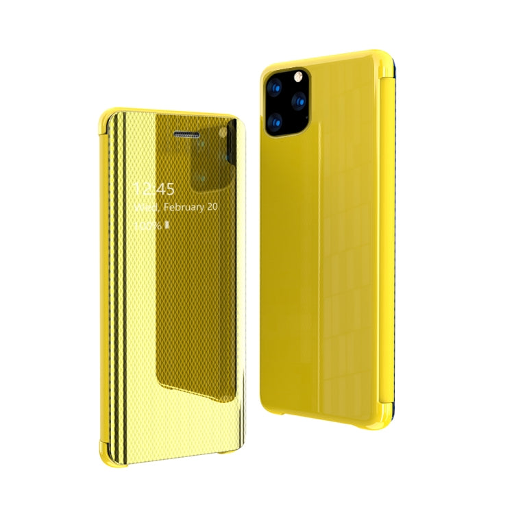 For iPhone 11 Pro Ultra-Thin Light Weight Grid Plated Mirror Phone Case