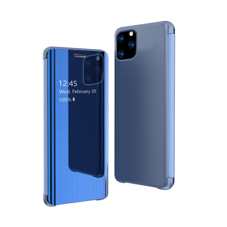 For iPhone 11 Pro Ultra-Thin Light Weight Grid Plated Mirror Phone Case