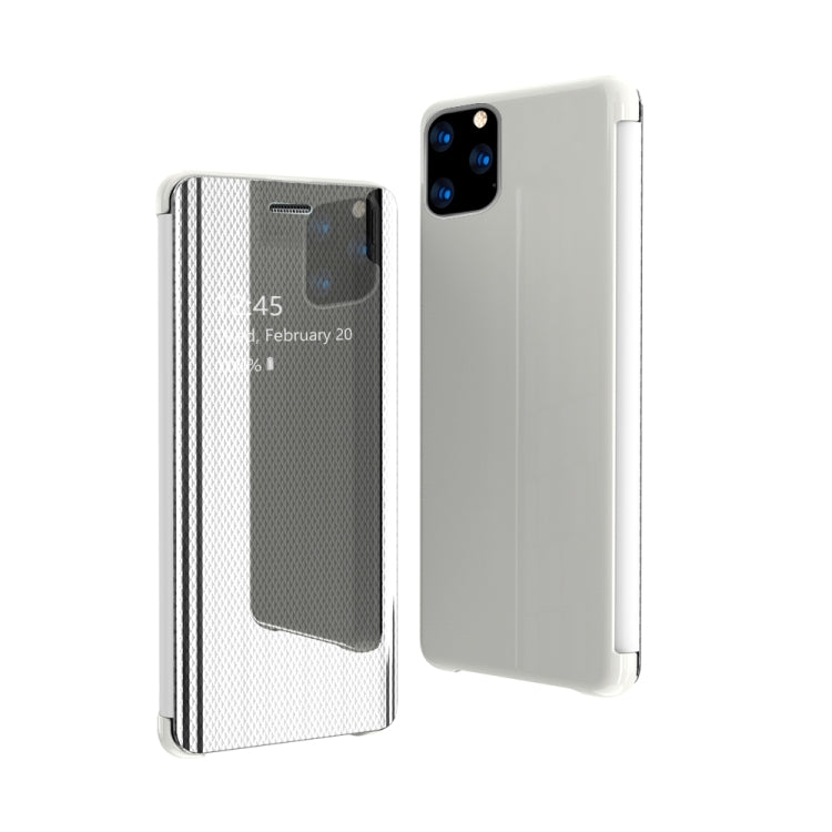 For iPhone 11 Pro Max Ultra-Thin Light Weight Grid Plated Mirror Phone Case