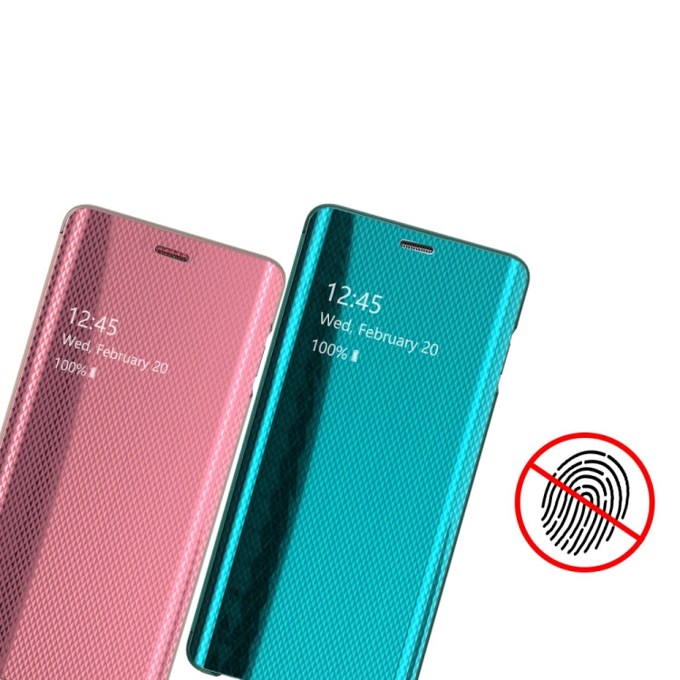 For iPhone 11 Pro Max Ultra-Thin Light Weight Grid Plated Mirror Phone Case