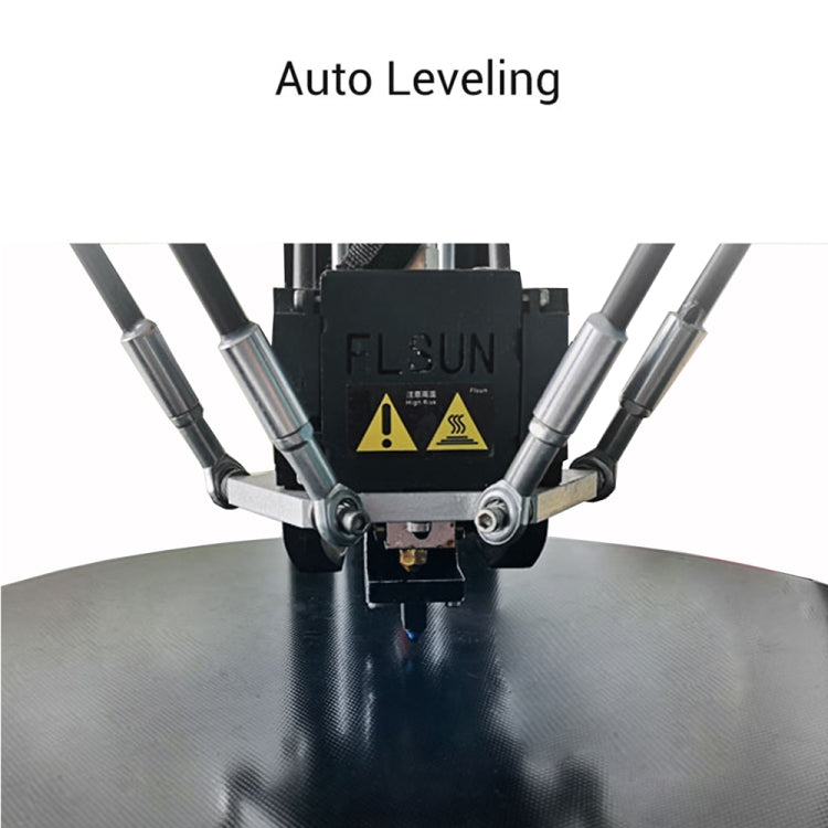 FLSUN QQ-S 90% Pre-Assembled Delta 3D Printer Printing Size Î¦255X360mm Lattice Glass Platform Auto Leveling Touch Screen Titan extruder