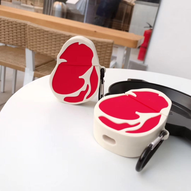 For Apple AirPods 1/2 Generation Universal Fresh Filet Steak Bluetooth Headphone Protective Case