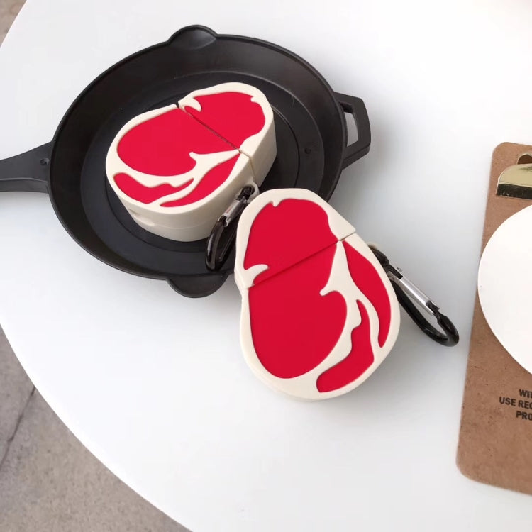 For Apple AirPods 1/2 Generation Universal Fresh Filet Steak Bluetooth Headphone Protective Case