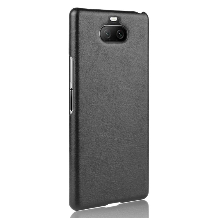 For Sony Xperia 8  Shockproof Litchi Texture PC + PU Case