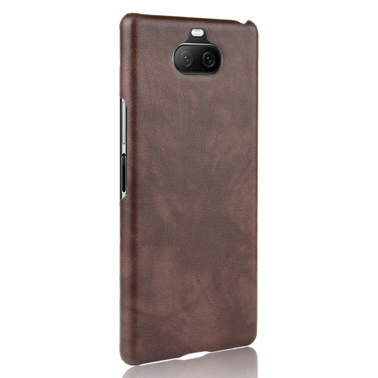 For Sony Xperia 8  Shockproof Litchi Texture PC + PU Case