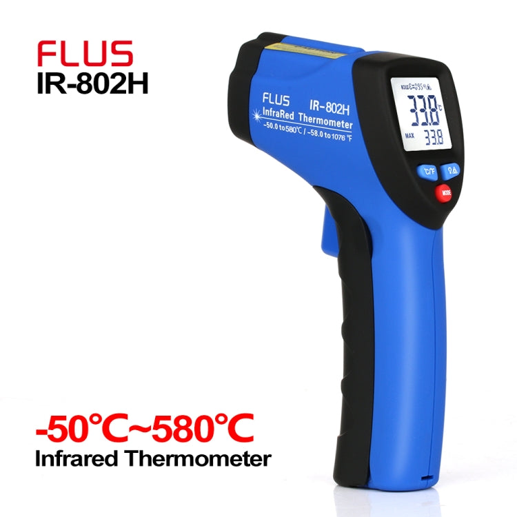 FLUS IR-802H -50ï½ž550â„ƒLaser Infrared  Mini Handheld Portable Digital Electronic Outdoor Non-contact Thermometer