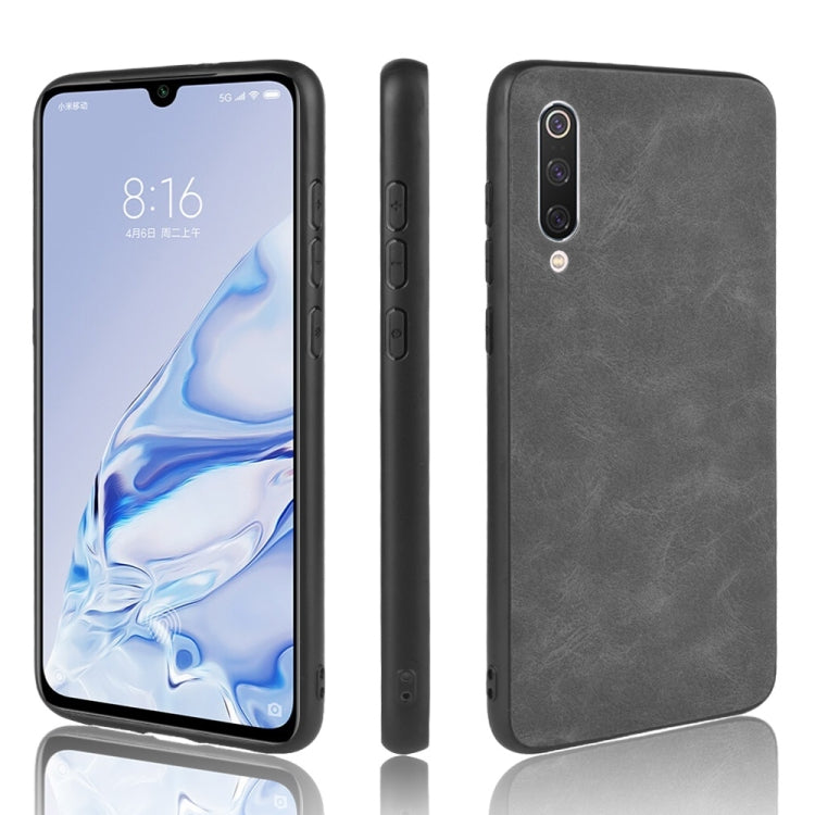 For Xiaomi Mi 9 Pro Shockproof Sheep Skin PC + PU + TPU Case(Light Black)
