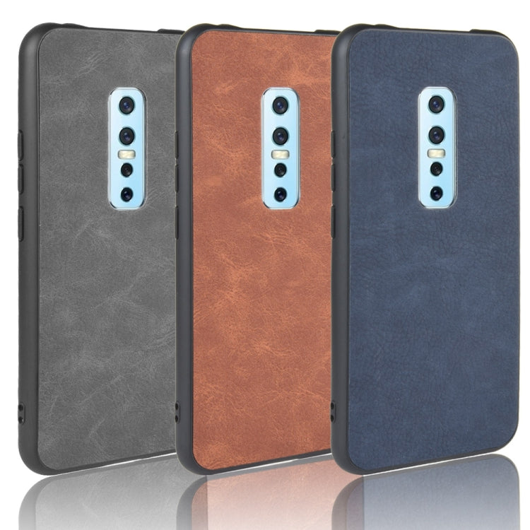 For VIVO V17 Pro Shockproof Sheep Skin PC + PU + TPU Case