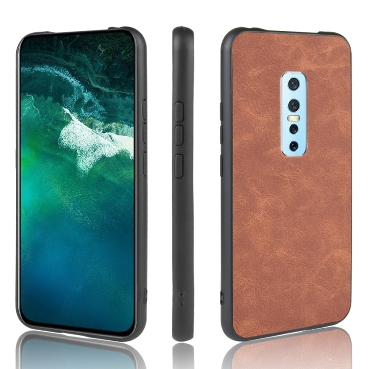 For VIVO V17 Pro Shockproof Sheep Skin PC + PU + TPU Case