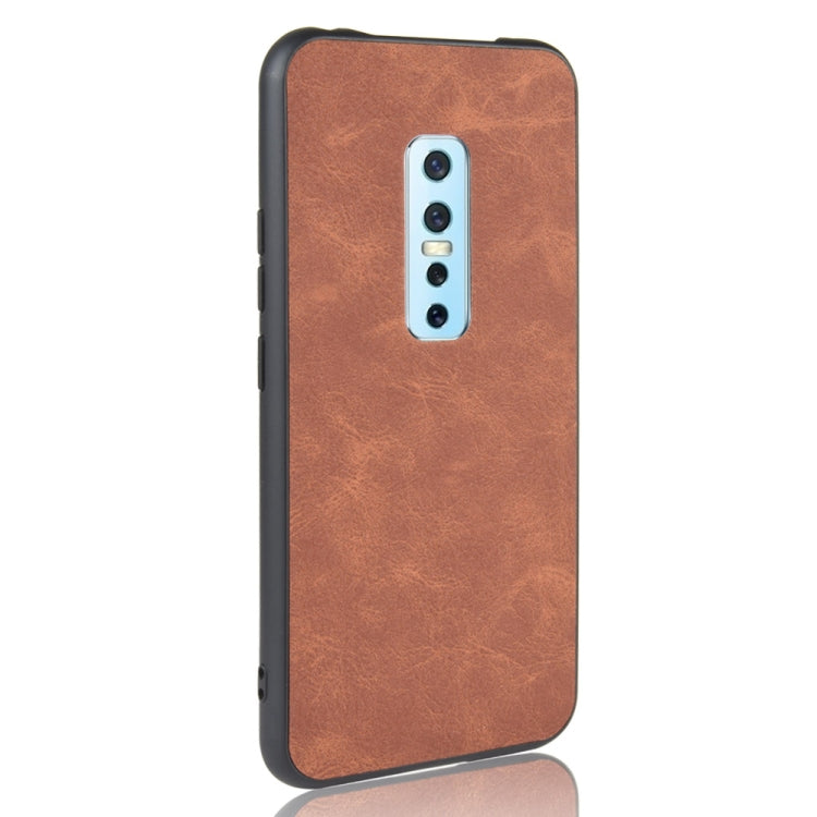 For VIVO V17 Pro Shockproof Sheep Skin PC + PU + TPU Case