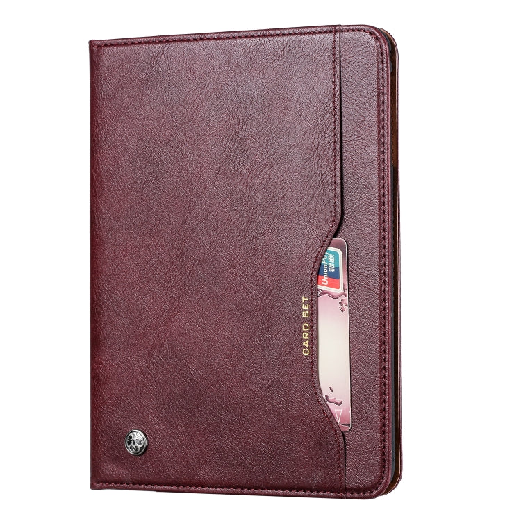 For iPad 10.2 Knead Skin Texture Horizontal Flip Leather Case with Photo Frame & Holder & Card Slots & Wallet