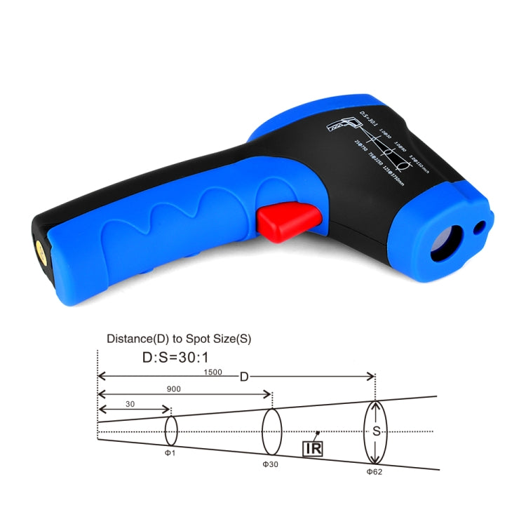 FLUS IR-806 -50â„ƒï½ž650â„ƒ Digital Infrared Non-contactr Handheld Portable Electronic Outdoor Thermometer
