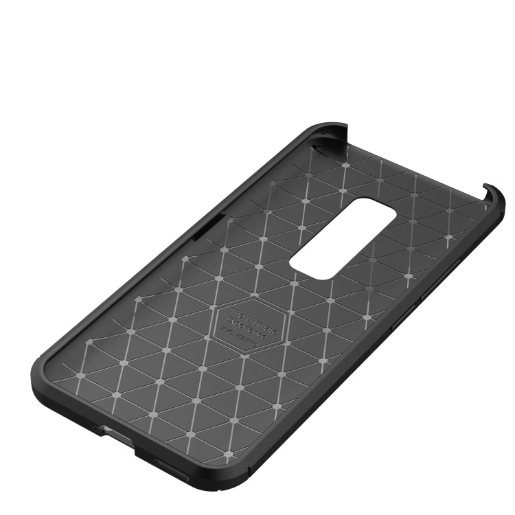 For vivo v17 pro Carbon Fiber Texture Shockproof TPU Case(Black)