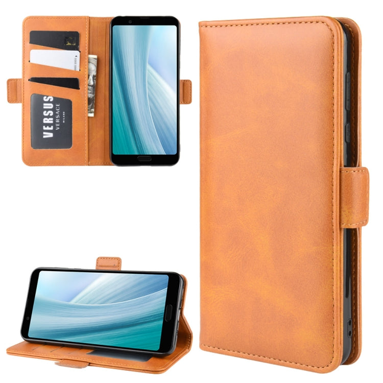 For Sharp Aquos Sense 3 Plus  Wallet Stand Leather Cell Phone Case with Wallet & Holder & Card Slots
