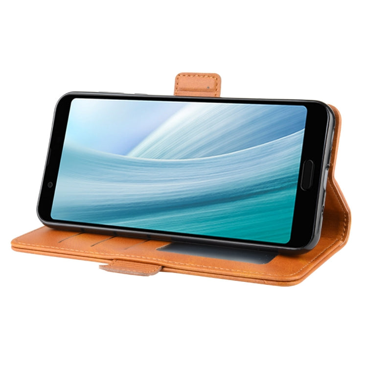 For Sharp Aquos Sense 3 Plus  Wallet Stand Leather Cell Phone Case with Wallet & Holder & Card Slots