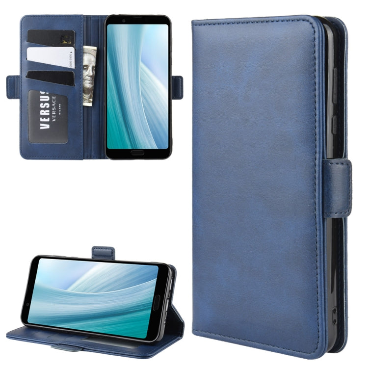 For Sharp Aquos Sense 3 Plus  Wallet Stand Leather Cell Phone Case with Wallet & Holder & Card Slots