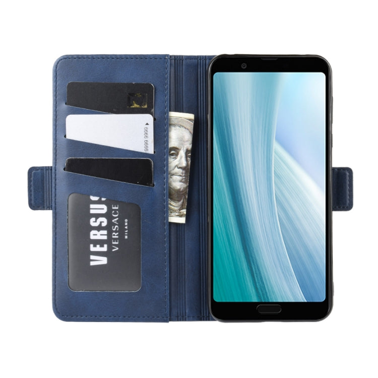 For Sharp Aquos Sense 3 Plus  Wallet Stand Leather Cell Phone Case with Wallet & Holder & Card Slots