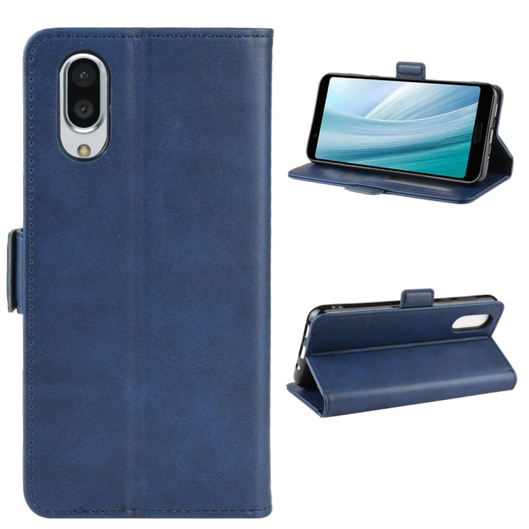 For Sharp Aquos Sense 3 Plus  Wallet Stand Leather Cell Phone Case with Wallet & Holder & Card Slots