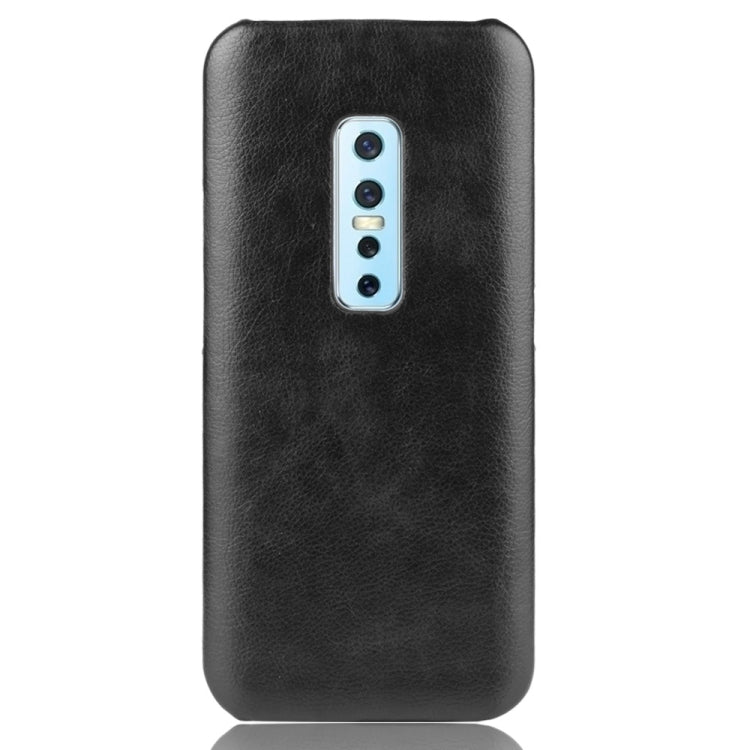 For Vivo V17 Pro Shockproof Litchi Texture PC + PU Case