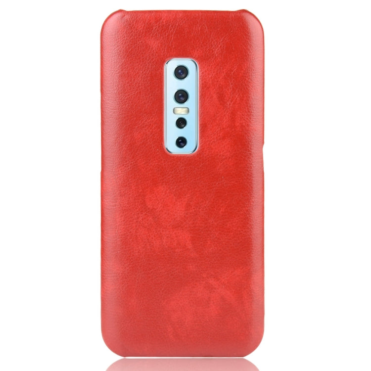 For Vivo V17 Pro Shockproof Litchi Texture PC + PU Case