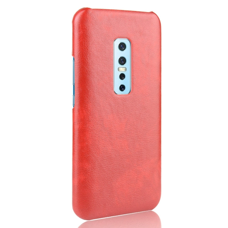 For Vivo V17 Pro Shockproof Litchi Texture PC + PU Case