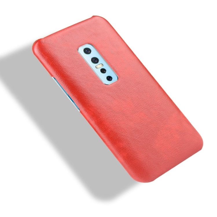 For Vivo V17 Pro Shockproof Litchi Texture PC + PU Case
