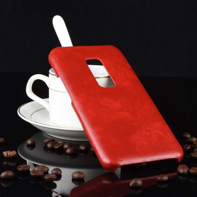 For Vivo V17 Pro Shockproof Litchi Texture PC + PU Case