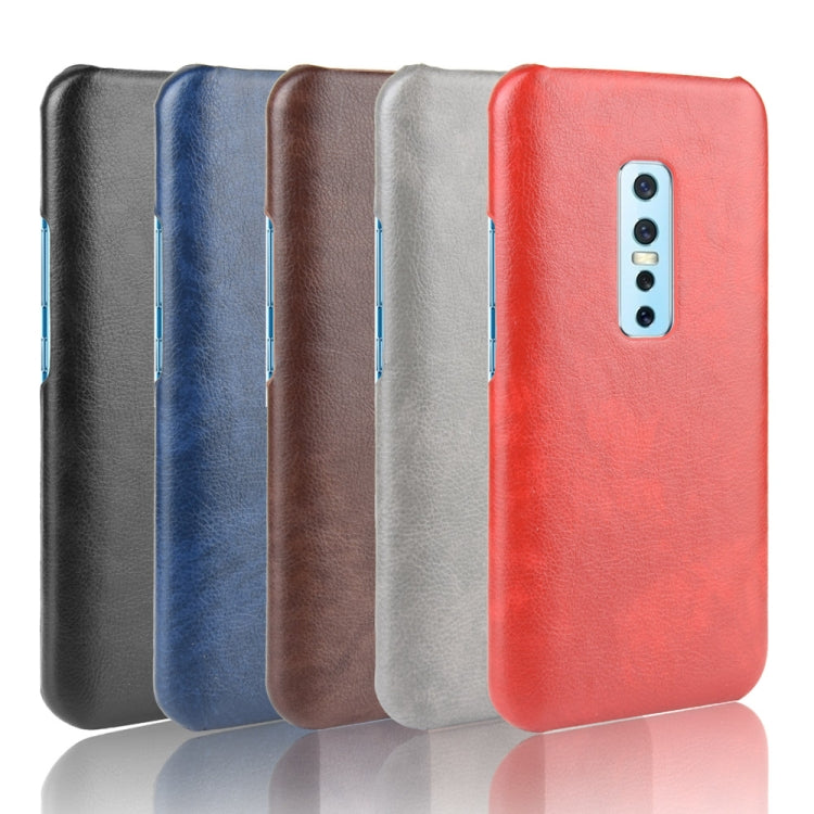 For Vivo V17 Pro Shockproof Litchi Texture PC + PU Case