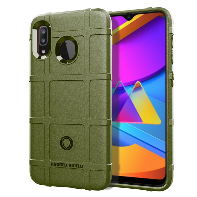 For Galaxy M10s Full Coverage Shockproof TPU Case