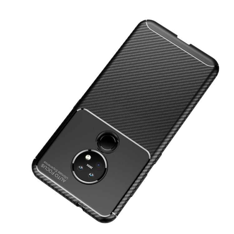 For Nokia 6.2   Carbon Fiber Texture Shockproof TPU Case for