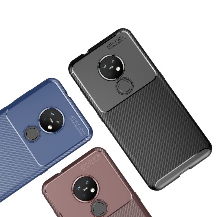 For Nokia 6.2   Carbon Fiber Texture Shockproof TPU Case for