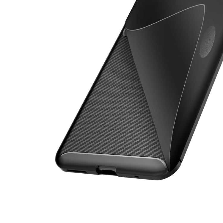 For Nokia 6.2   Carbon Fiber Texture Shockproof TPU Case for