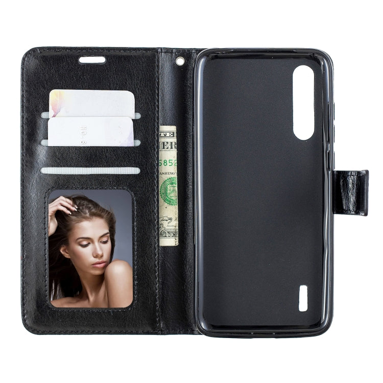 For Xiaomi Mi 9 Lite / CC9 Crazy Horse Texture Horizontal Flip Leather Case with Holder & Card Slots & Wallet & Photo Frame